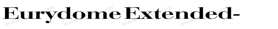 Eurydome Extended字体转换